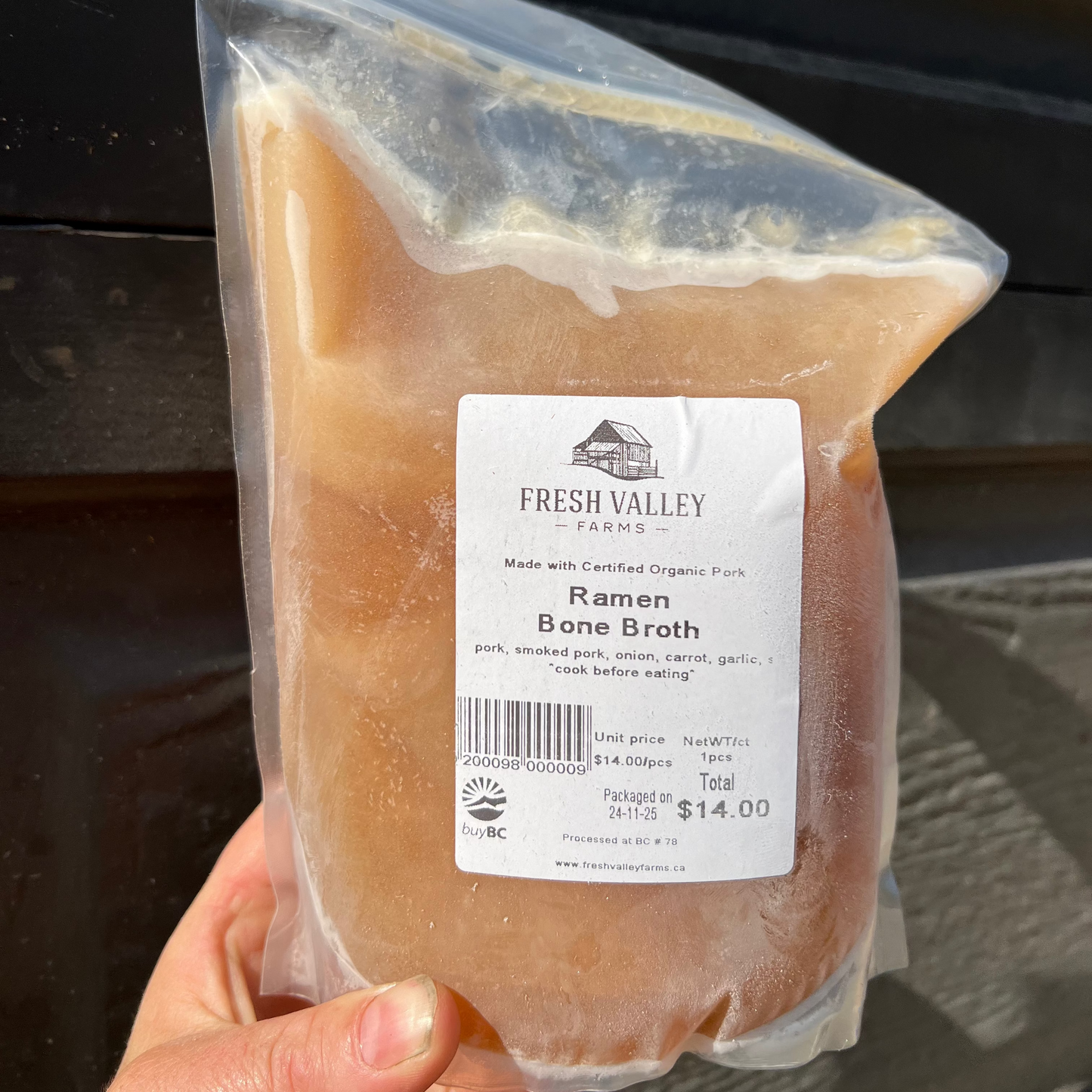 Bone Broth, Ramen - Certified Organic - BC