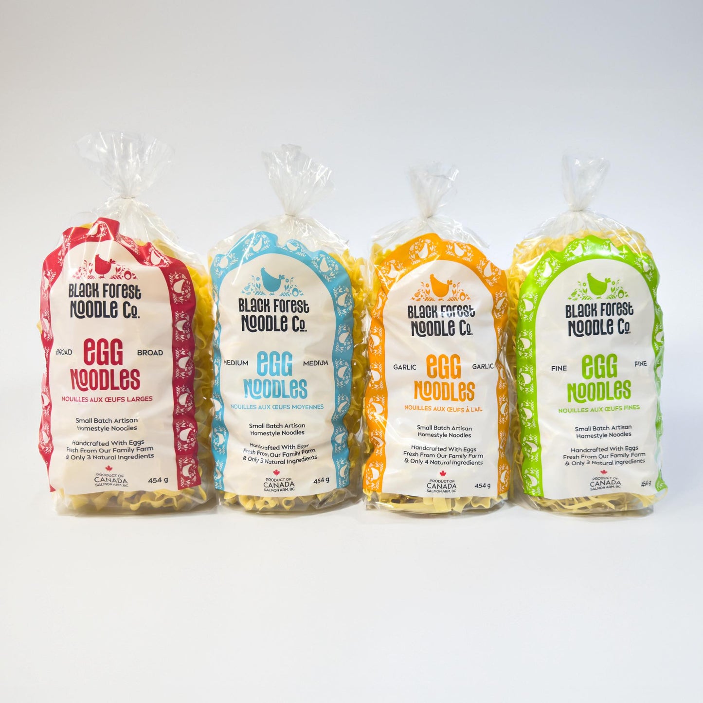 Egg Noodles BROAD, Black Forest Noodles - BC