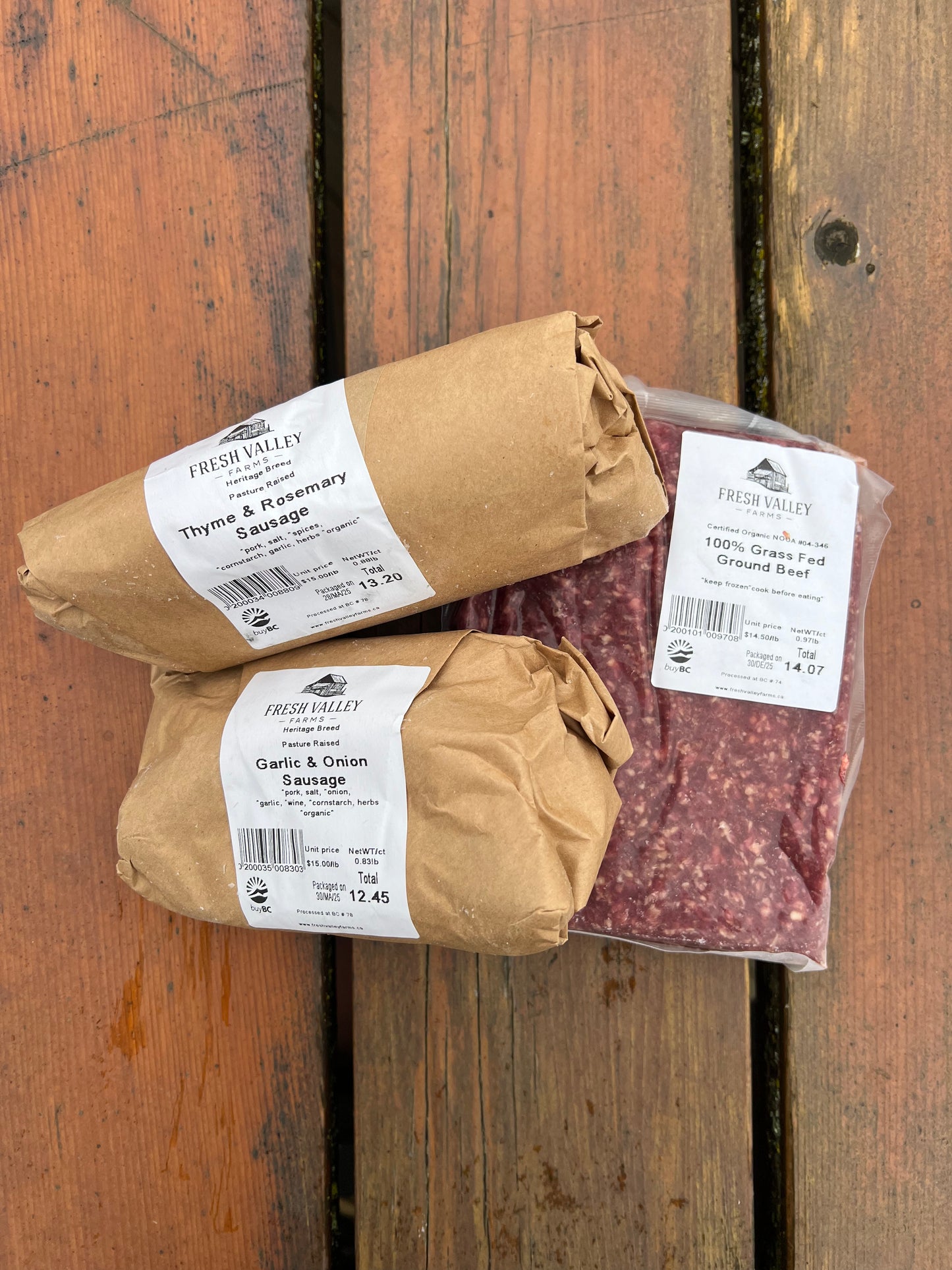 Meat Bundle - Certified Organic - BC