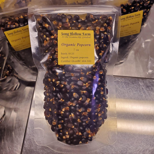 Popcorn, Dakota Black (8oz) - Certified Organic - BC