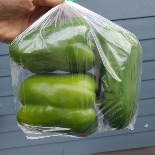 Peppers, Green (1lbs) - Conventional Hot House -BC