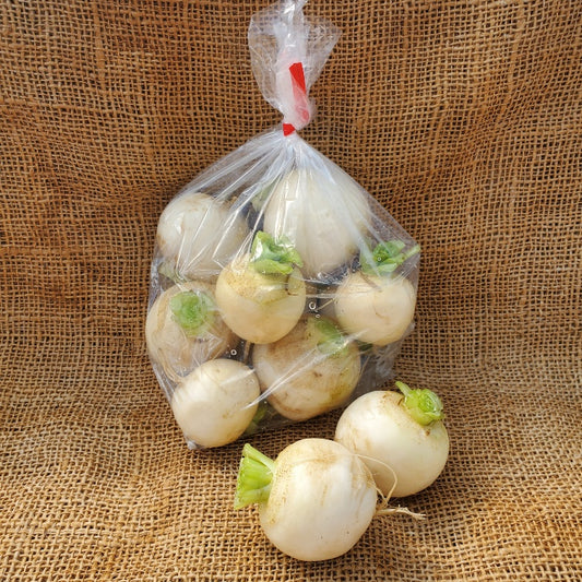 Salad Turnips, bunch -  Certified Organic - BC